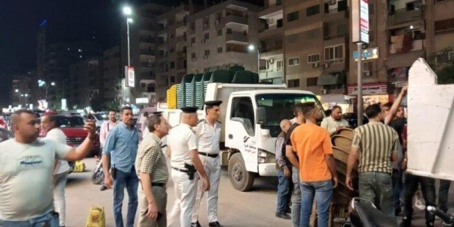 إزالة ١٢٠٠ حالة إشغال بشارعي المريوطية واللبيني بالجيزة - بوابة الكويت